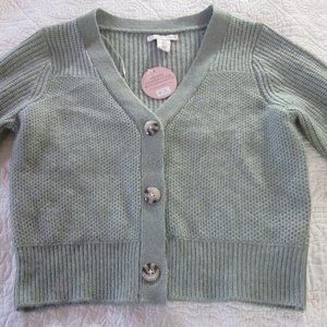 Sincerely Jules Sweater S Green Cardigan